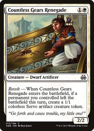 Countless Gears Renegade [Aether Revolt] | Mega City Incorporated