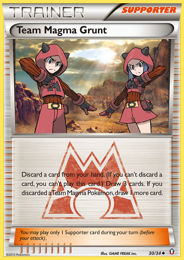 Team Magma Grunt (30/34) [XY: Double Crisis] | Mega City Incorporated