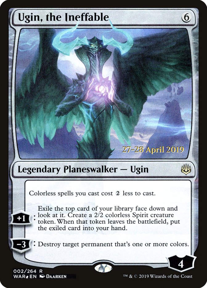Ugin, the Ineffable  [War of the Spark Prerelease Promos] | Mega City Incorporated