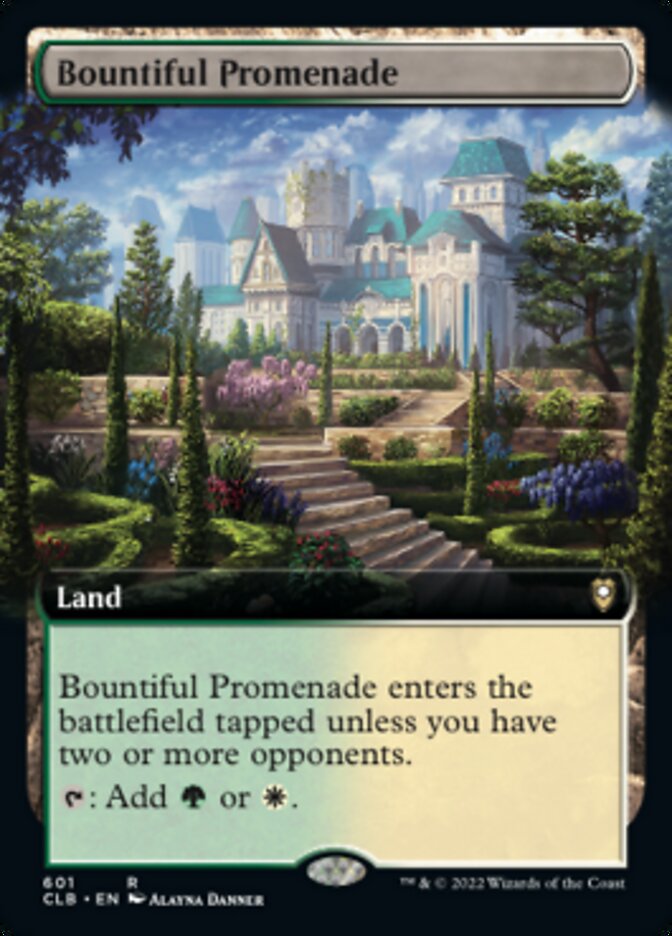 Bountiful Promenade (Extended Art) [Commander Legends: Battle for Baldur's Gate] | Mega City Incorporated