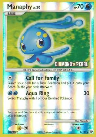 Manaphy (9/130) [Burger King Promos: 2008 Collection] | Mega City Incorporated