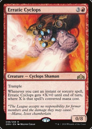 Erratic Cyclops [Guilds of Ravnica] | Mega City Incorporated