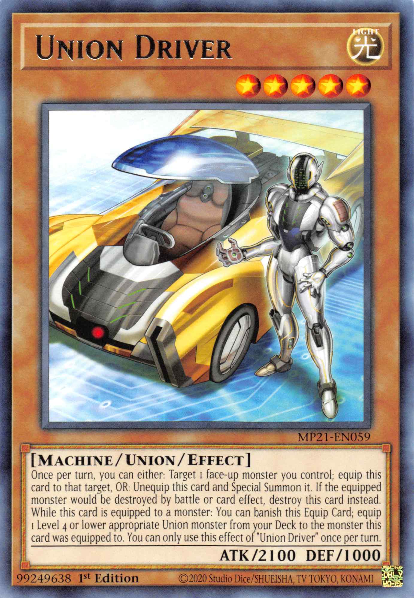 Union Driver [MP21-EN059] Rare | Mega City Incorporated