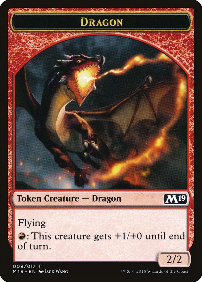 Dragon (009/017) [Core Set 2019 Tokens] | Mega City Incorporated