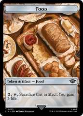 Tentacle // Food (0022) Double-Sided Token (Surge Foil) [The Lord of the Rings: Tales of Middle-Earth Tokens] | Mega City Incorporated