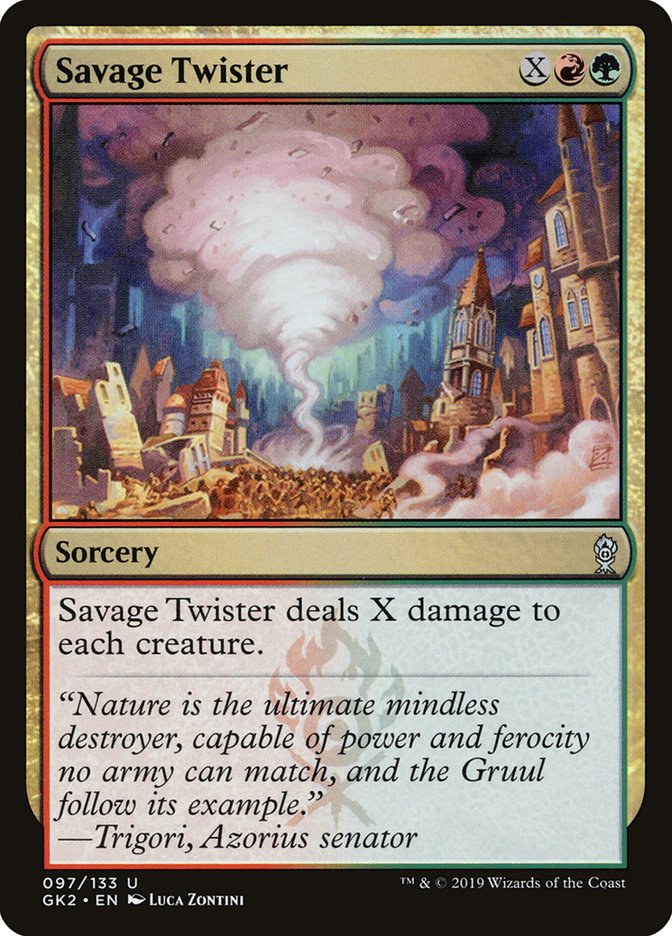Savage Twister [Ravnica Allegiance Guild Kit] | Mega City Incorporated