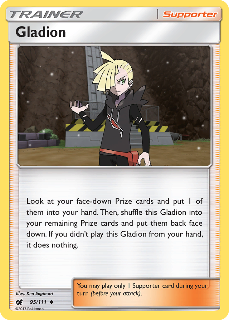 Gladion (95/111) [Sun & Moon: Crimson Invasion] | Mega City Incorporated