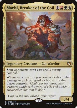 Marisi, Breaker of the Coil [Commander 2019] | Mega City Incorporated