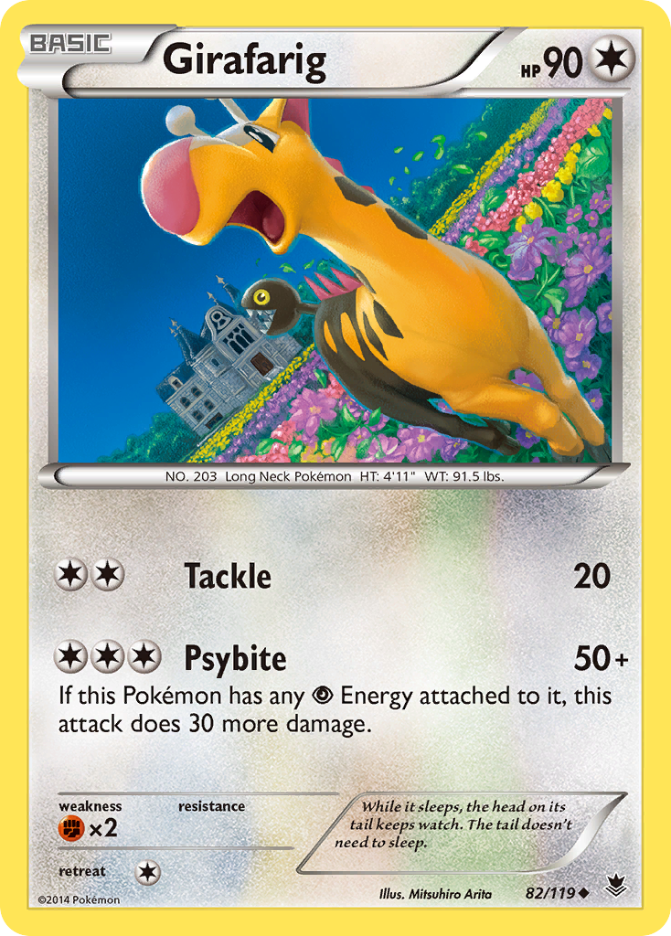 Girafarig (82/119) [XY: Phantom Forces] | Mega City Incorporated