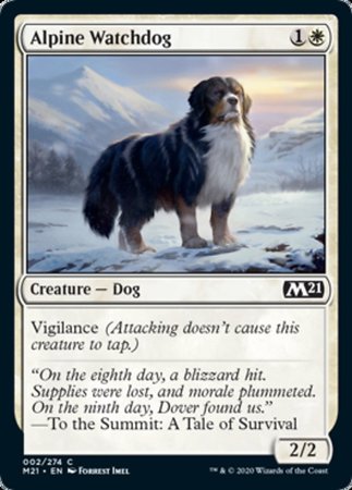 Alpine Watchdog [Core Set 2021] | Mega City Incorporated