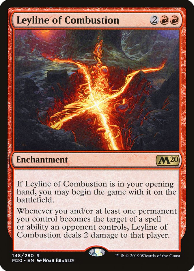 Leyline of Combustion [Core Set 2020] | Mega City Incorporated