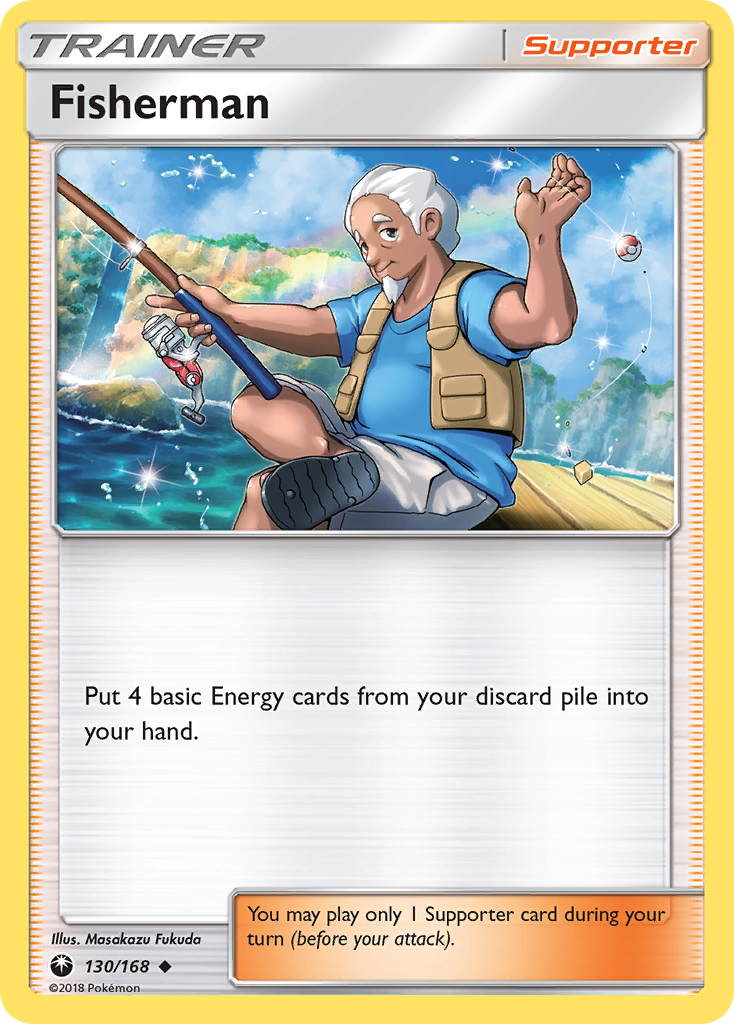 Fisherman (130/168) [Sun & Moon: Celestial Storm] | Mega City Incorporated