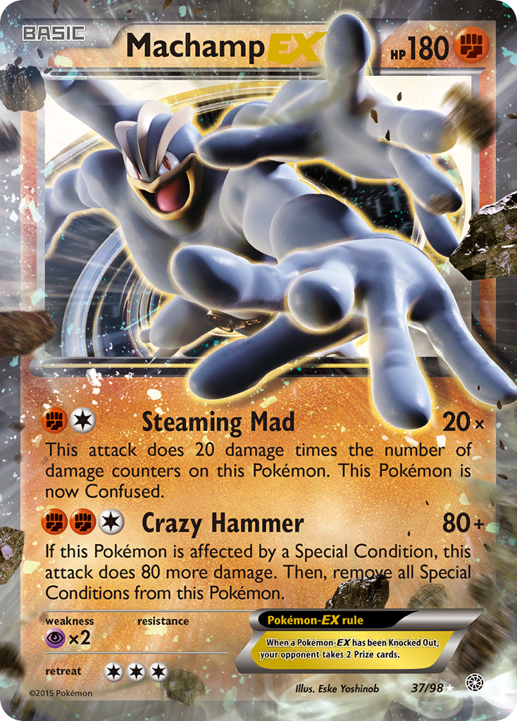 Machamp EX (37/98) [XY: Ancient Origins] | Mega City Incorporated