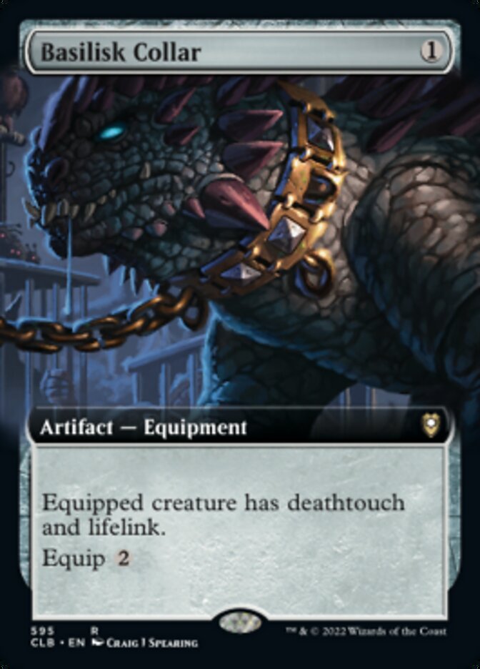 Basilisk Collar (Extended Art) [Commander Legends: Battle for Baldur's Gate] | Mega City Incorporated