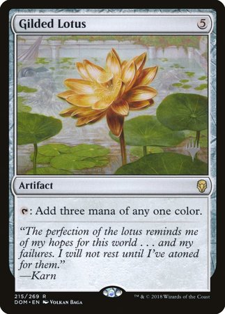 Gilded Lotus [Dominaria Promos] | Mega City Incorporated