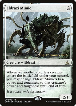 Eldrazi Mimic [Oath of the Gatewatch Promos] | Mega City Incorporated