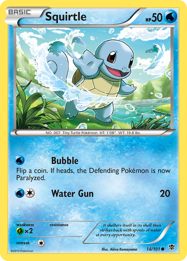 Squirtle (14/101) [Black & White: Plasma Blast] | Mega City Incorporated