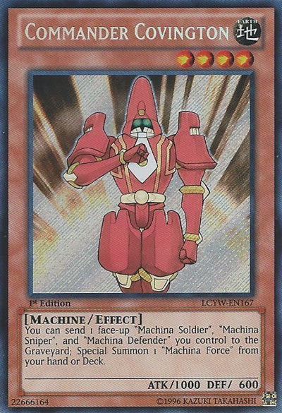 Commander Covington [LCYW-EN167] Secret Rare | Mega City Incorporated