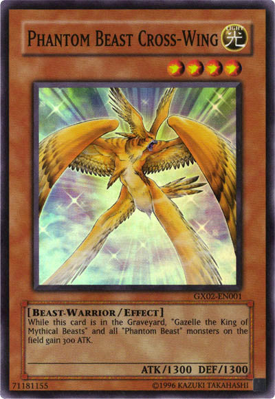 Phantom Beast Cross-Wing [GX02-EN001] Super Rare | Mega City Incorporated