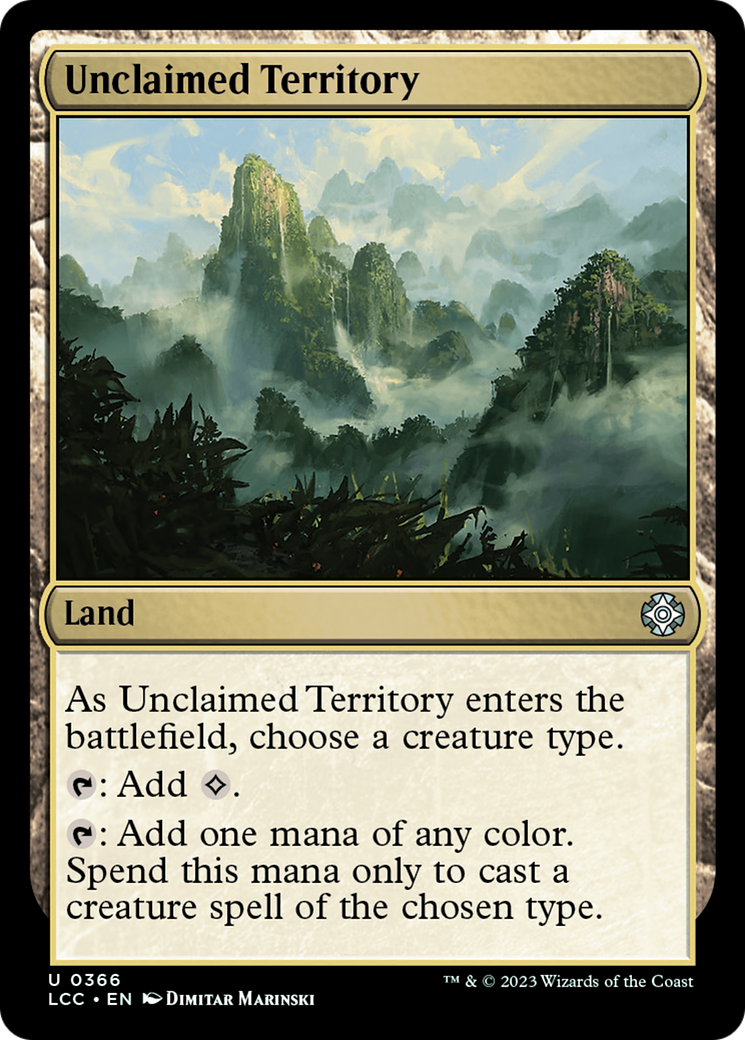 Unclaimed Territory [The Lost Caverns of Ixalan Commander] | Mega City Incorporated