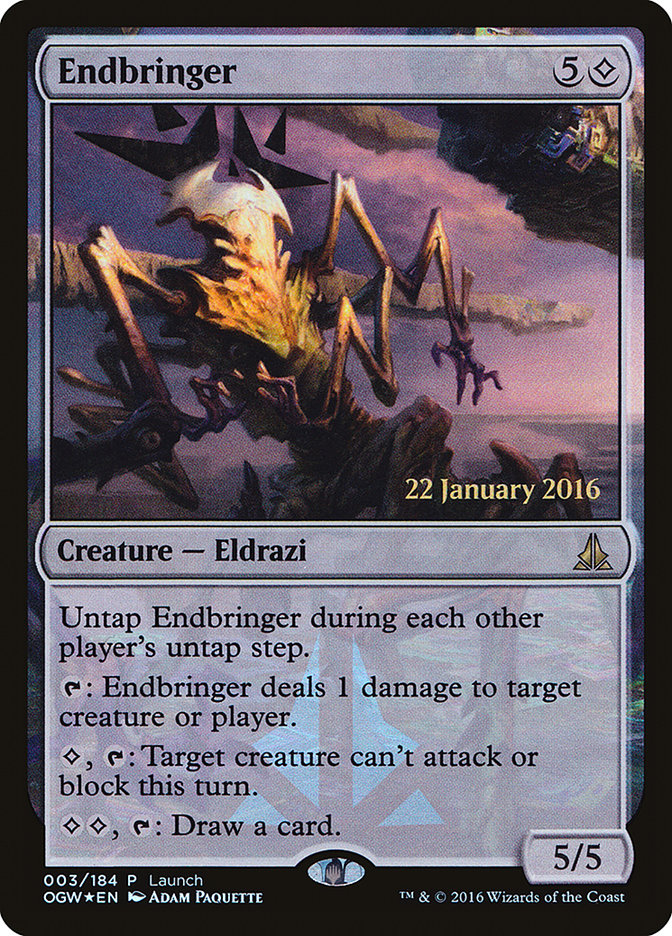 Endbringer (Prerelease) [Oath of the Gatewatch Promos] | Mega City Incorporated