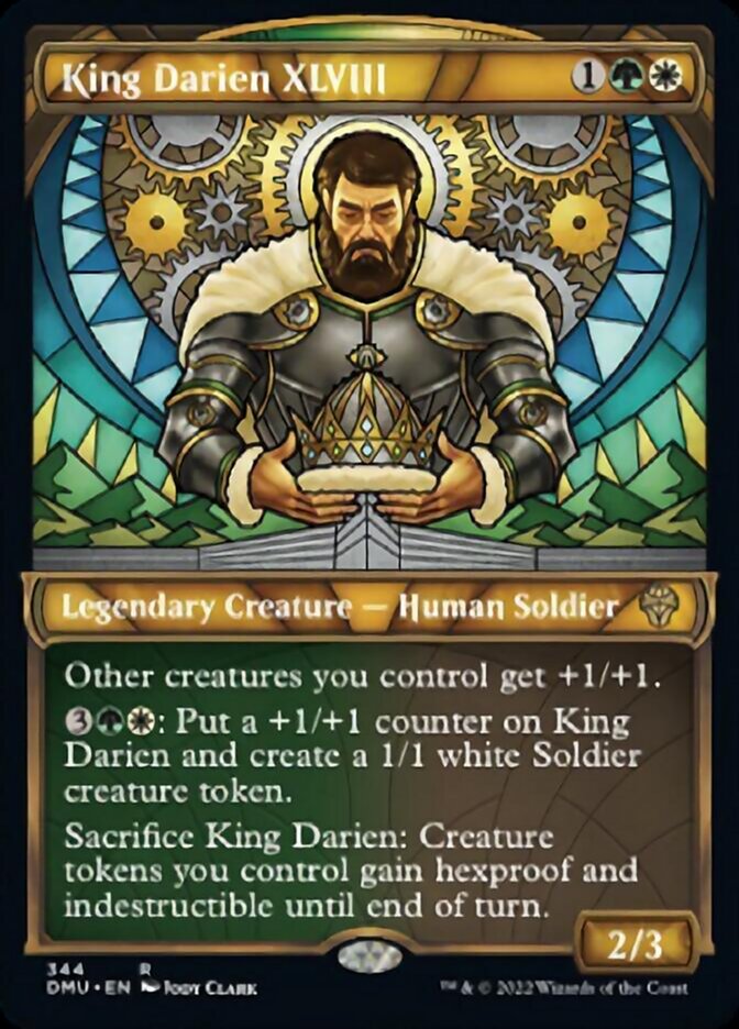 King Darien XLVIII (Showcase Textured) [Dominaria United] | Mega City Incorporated