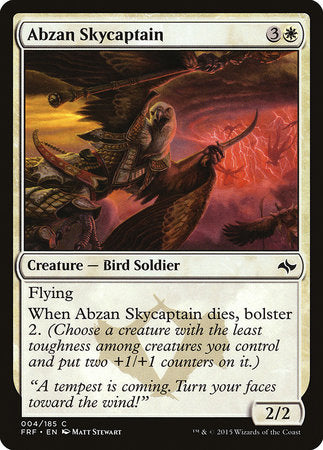 Abzan Skycaptain [Fate Reforged] | Mega City Incorporated