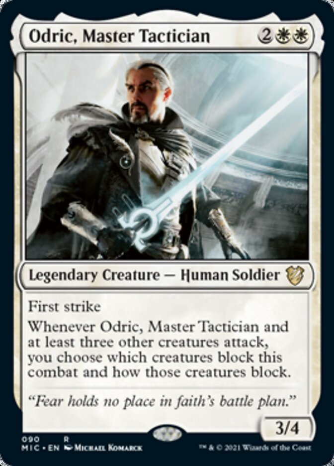 Odric, Master Tactician [Innistrad: Midnight Hunt Commander] | Mega City Incorporated