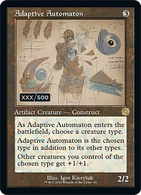 Adaptive Automaton (Retro Schematic) (Serial Numbered) [The Brothers' War Retro Artifacts] | Mega City Incorporated