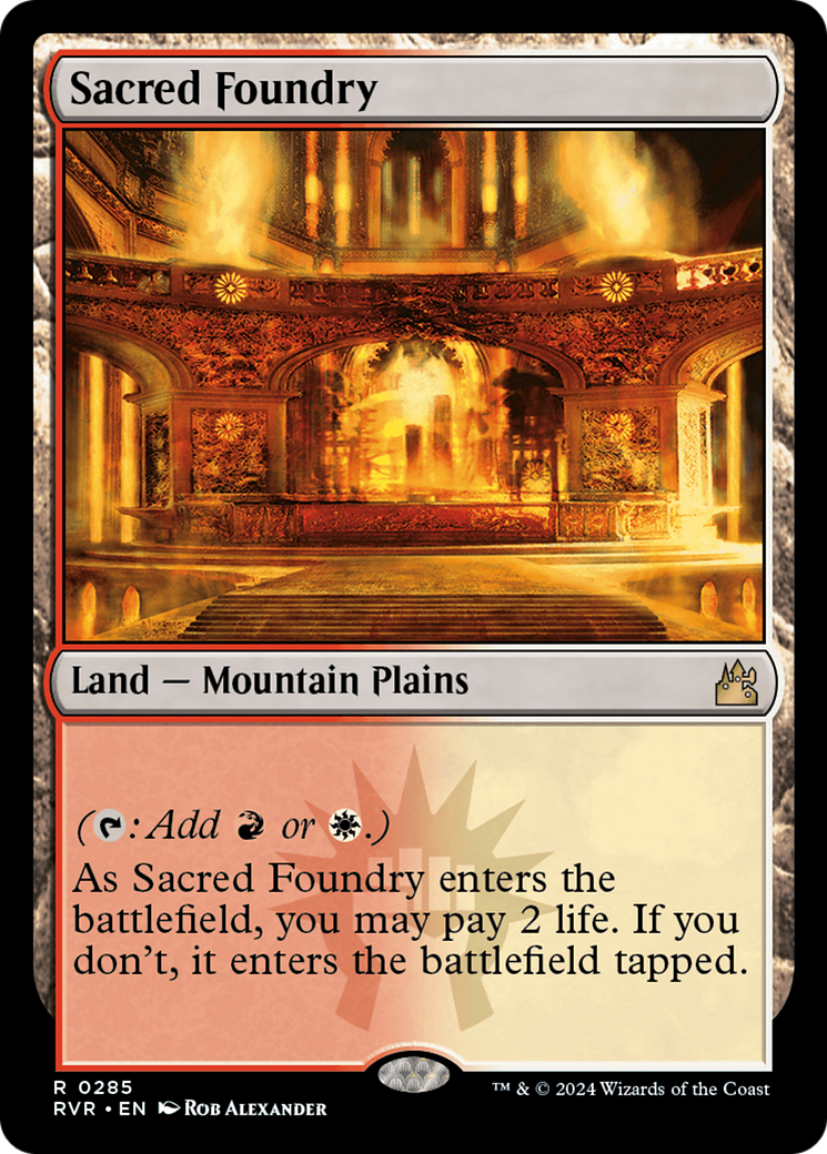 Sacred Foundry [Ravnica Remastered] | Mega City Incorporated