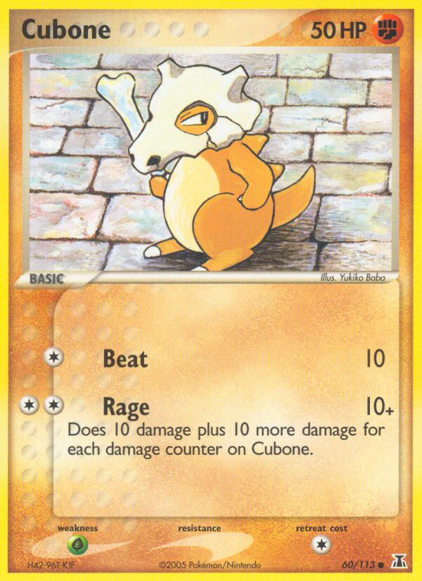 Cubone (60/113) [EX: Delta Species] | Mega City Incorporated