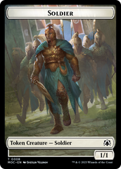 Soldier // Insect Double-Sided Token [March of the Machine Commander Tokens] | Mega City Incorporated