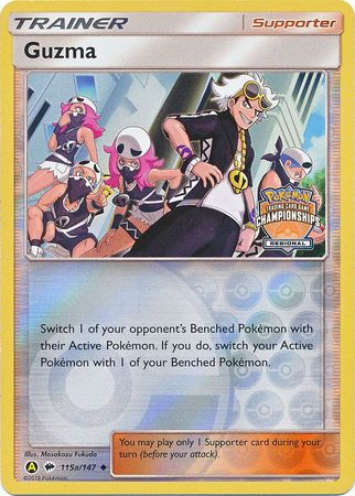 Guzma (115a/147) (Regional Championship Promo) [Sun & Moon: Burning Shadows] | Mega City Incorporated