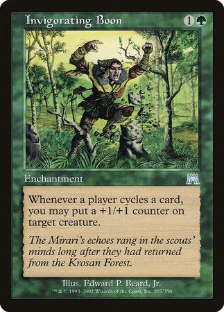 Invigorating Boon [Onslaught] | Mega City Incorporated
