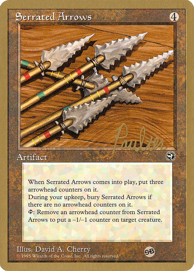 Serrated Arrows (Preston Poulter) (SB) [Pro Tour Collector Set] | Mega City Incorporated