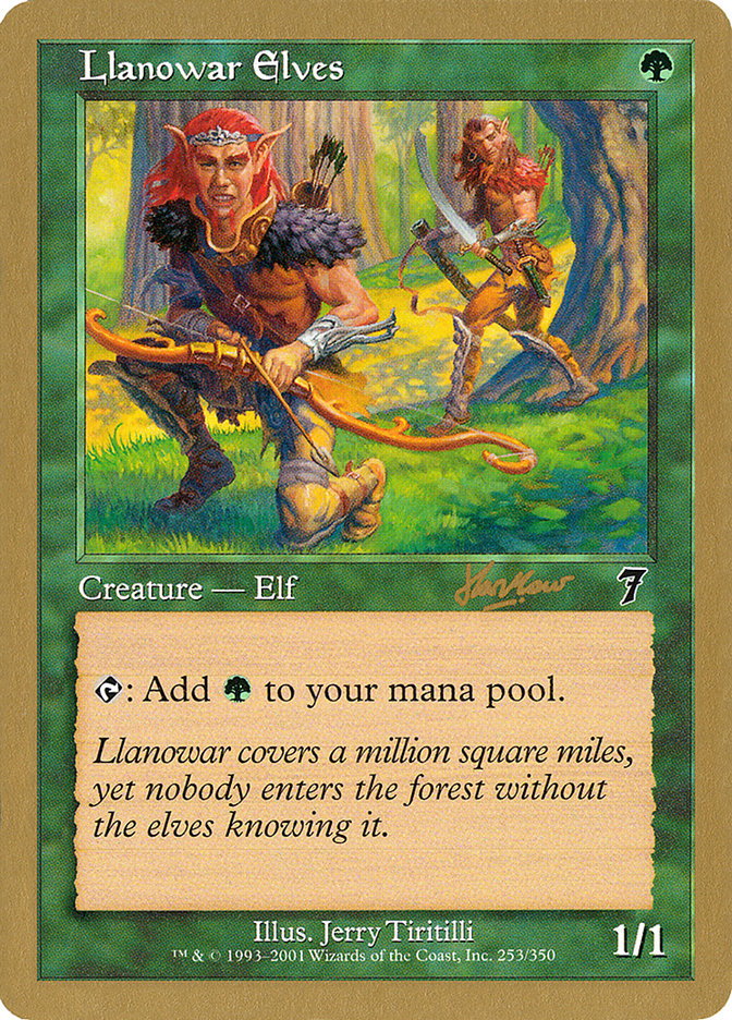 Llanowar Elves (Sim Han How) [World Championship Decks 2002] | Mega City Incorporated