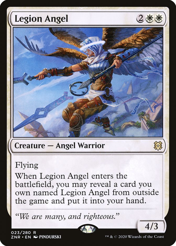 Legion Angel [Zendikar Rising] | Mega City Incorporated