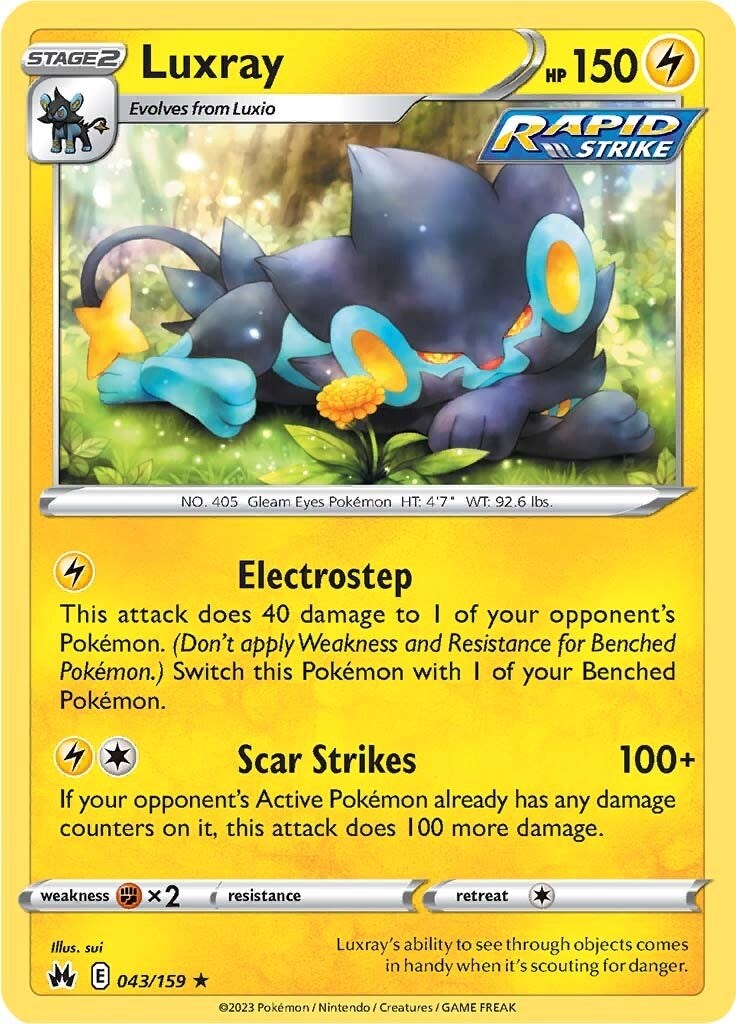 Luxray (043/159) (43) [Sword & Shield: Crown Zenith] | Mega City Incorporated