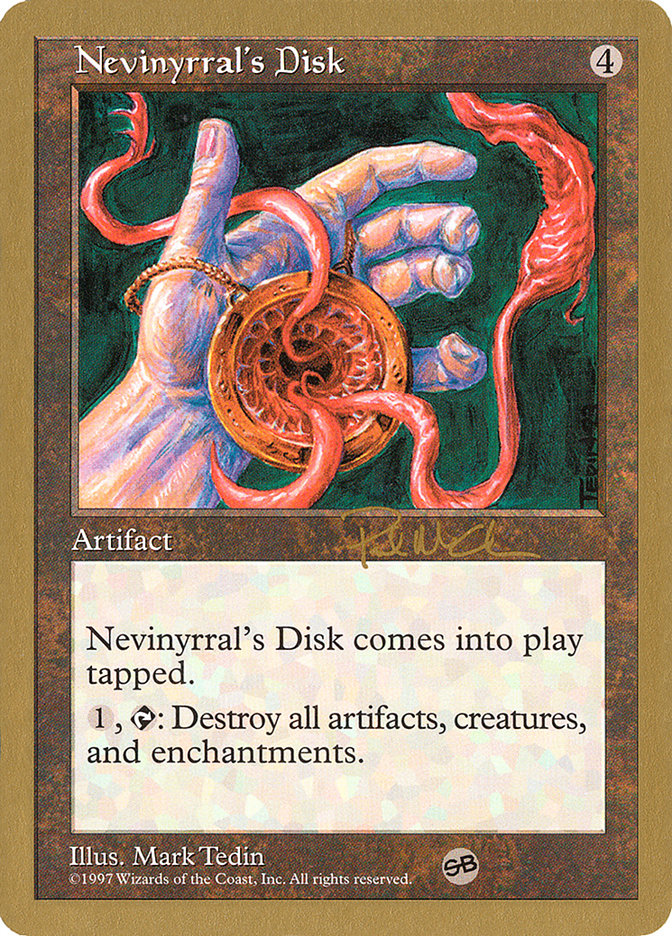 Nevinyrral's Disk (Paul McCabe) (SB) [World Championship Decks 1997] | Mega City Incorporated