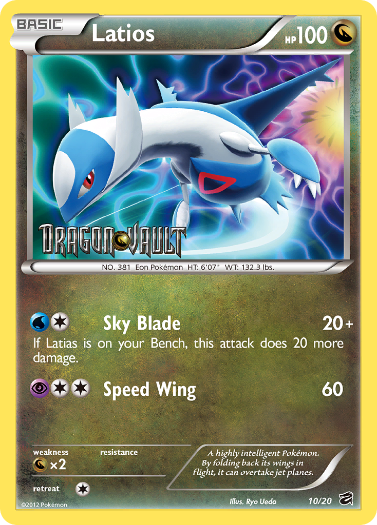 Latios (10/20) (Blister Exclusive) [Black & White: Dragon Vault] | Mega City Incorporated