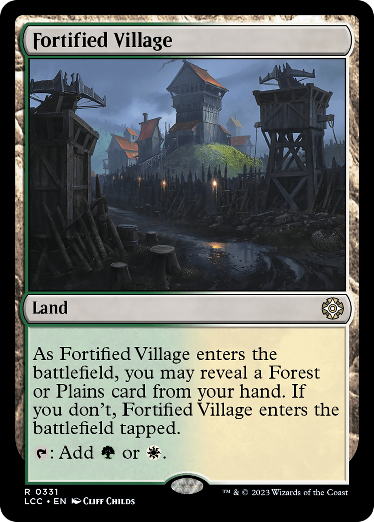 Fortified Village [The Lost Caverns of Ixalan Commander] | Mega City Incorporated