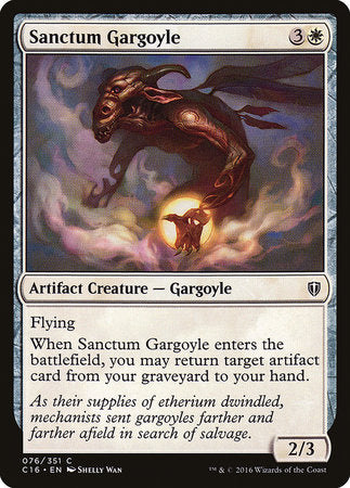 Sanctum Gargoyle [Commander 2016] | Mega City Incorporated