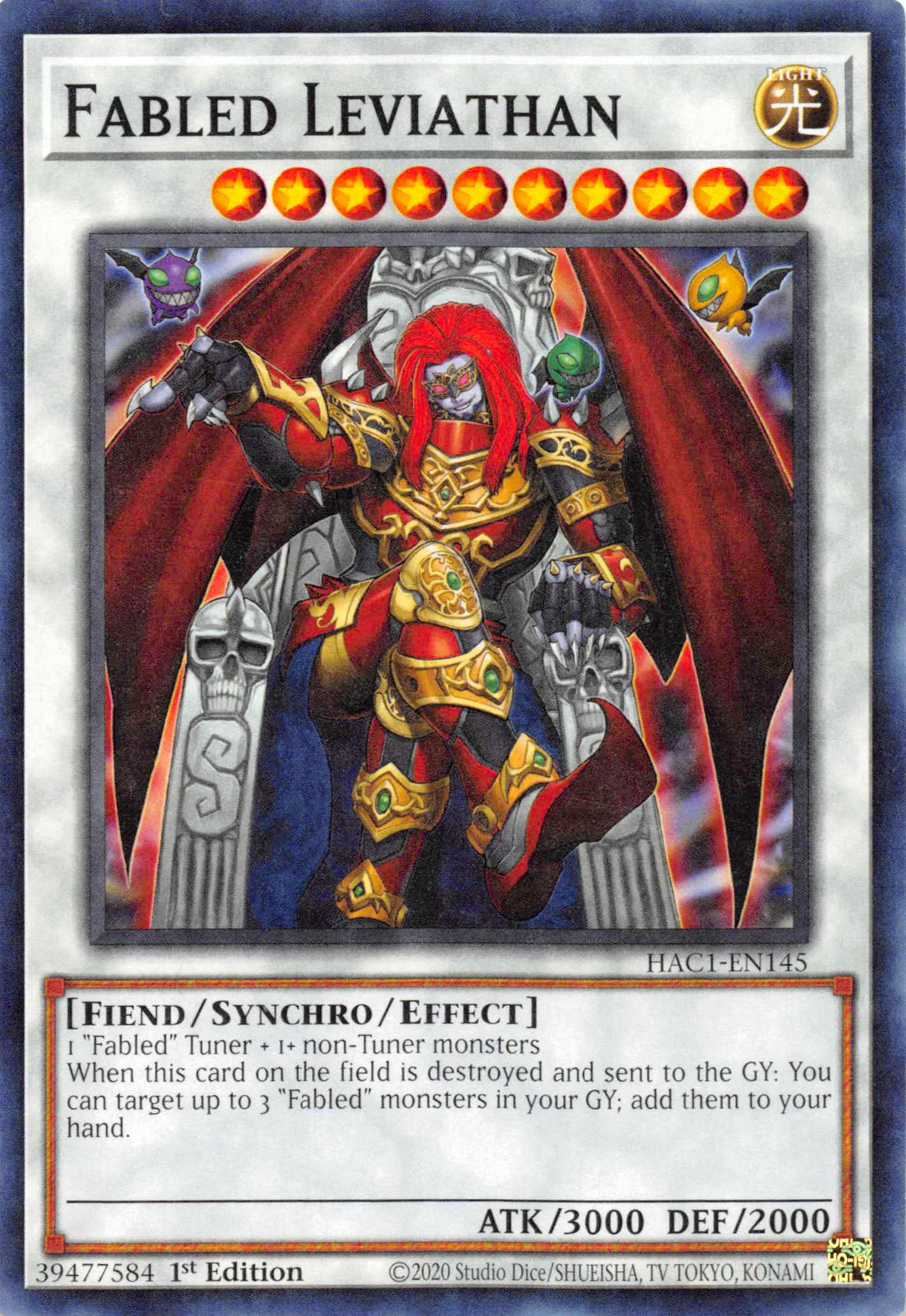 Fabled Leviathan [HAC1-EN145] Common | Mega City Incorporated