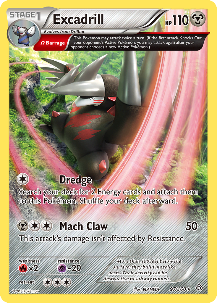 Excadrill (97/160) [XY: Primal Clash] | Mega City Incorporated