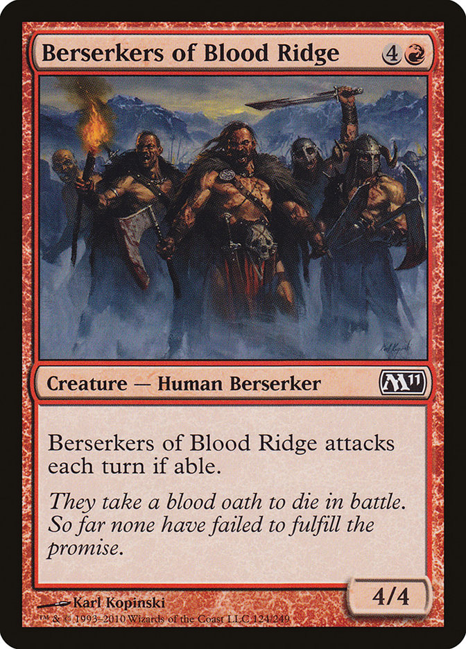 Berserkers of Blood Ridge [Magic 2011] | Mega City Incorporated