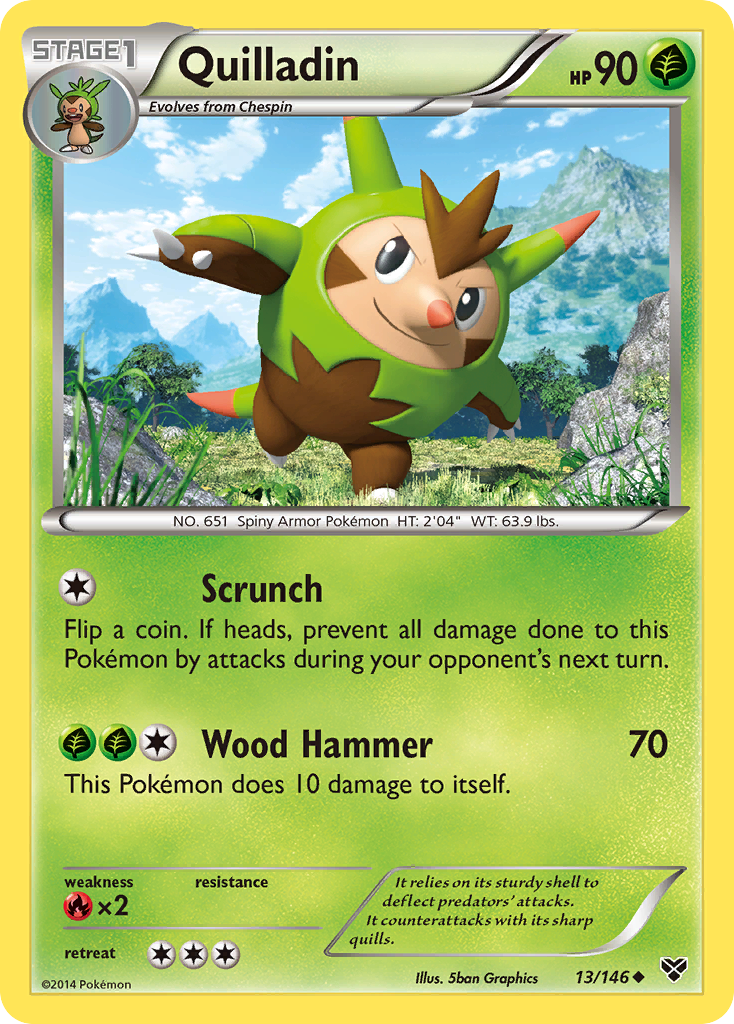 Quilladin (13/146) [XY: Base Set] | Mega City Incorporated