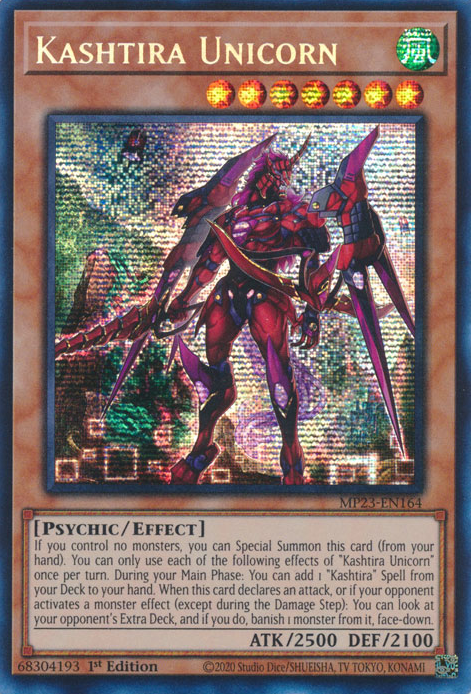 Kashtira Unicorn [MP23-EN164] Prismatic Secret Rare | Mega City Incorporated