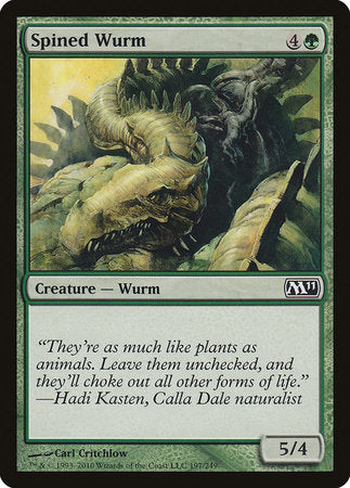 Spined Wurm [Magic 2011] | Mega City Incorporated