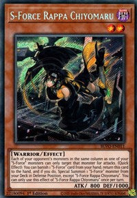 S-Force Rappa Chiyomaru [BLVO-EN011] Secret Rare | Mega City Incorporated