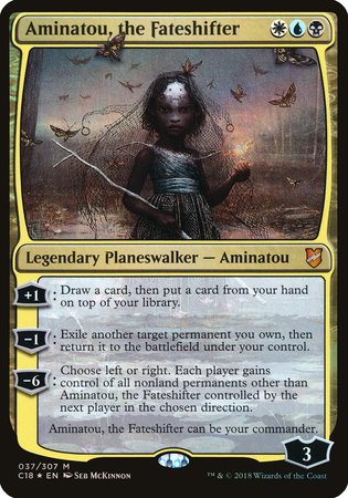 Aminatou, the Fateshifter (Commander 2018) [Commander 2018 Oversized] | Mega City Incorporated